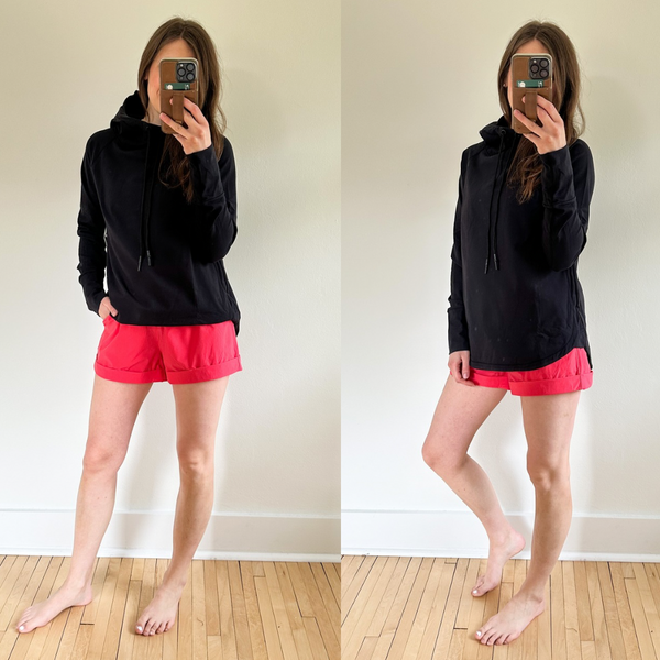 Black Legging Length Buttery Soft Hoodie