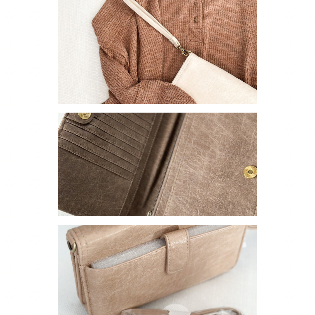 Connor Duo Bag [Apricot, Mocha, Cream] PRE-ORDER 2-3 weeks