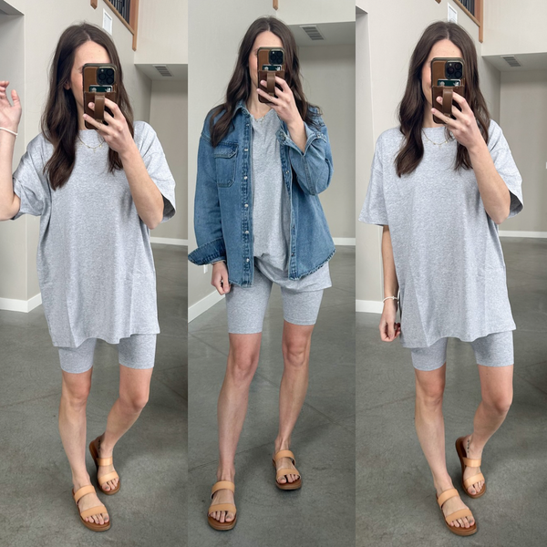 Cotton Stretchy Biker Sets [3 colors]