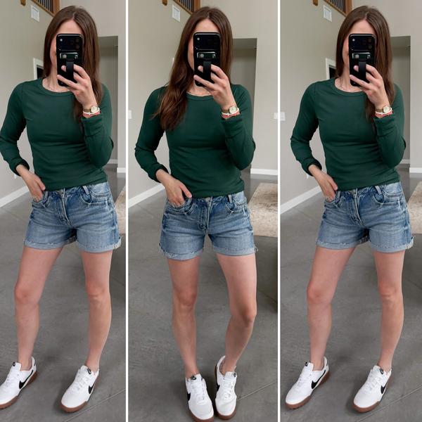 Evergreen Ribbed Breya