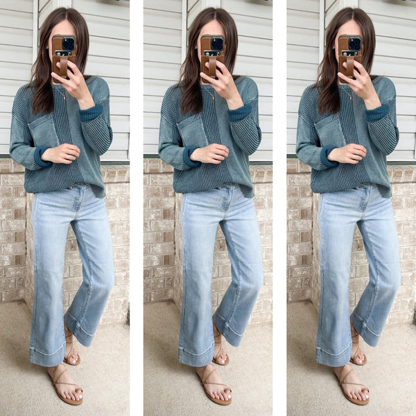 Kinni Acid Wash Sweater