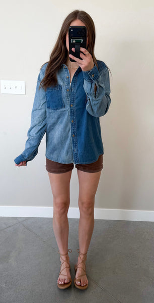 Davi Denim Top