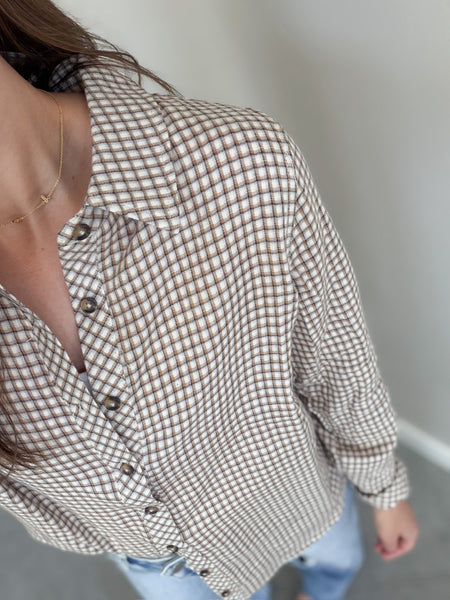 Cover Print Button Down