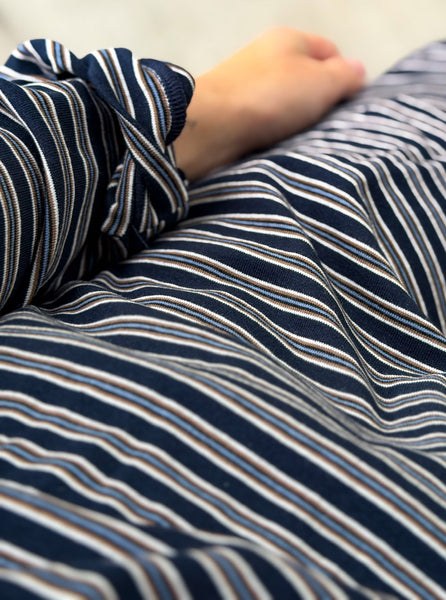 Fall Blues Stripe Long Sleeve