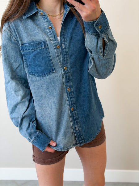Davi Denim Top