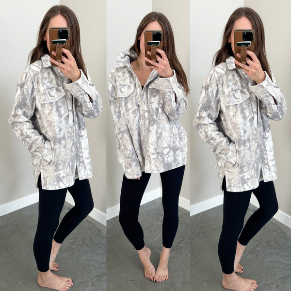 Camo Butter Soft Fleece Shacket