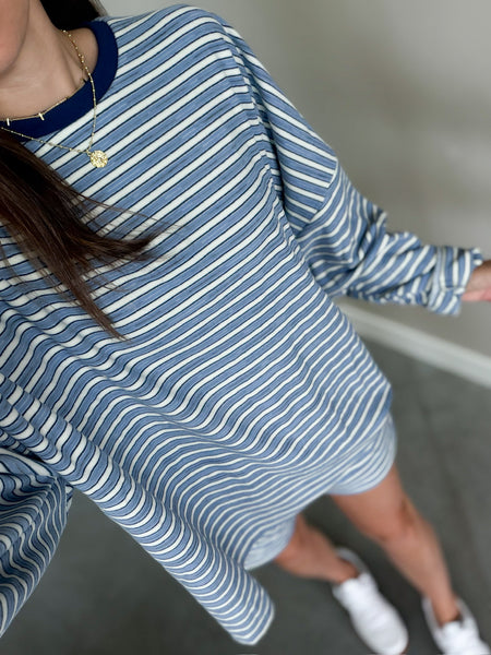 Coastal Blue Microfleece Set