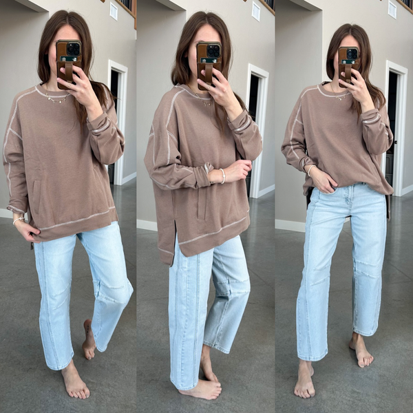 Legging Friendly Pocket Crews [4 colors]