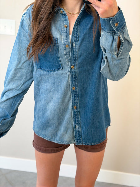 Davi Denim Top