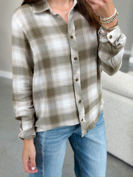 Branson Buttery Plaid [Olive Mix & Mauve Mix]