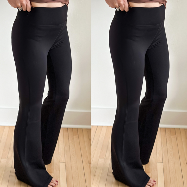 Rally Ribbed Flare Leggings