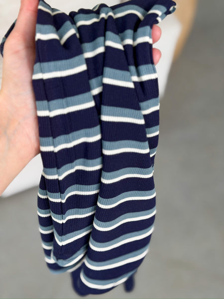 Navy Pier Ribbed Striped Breya