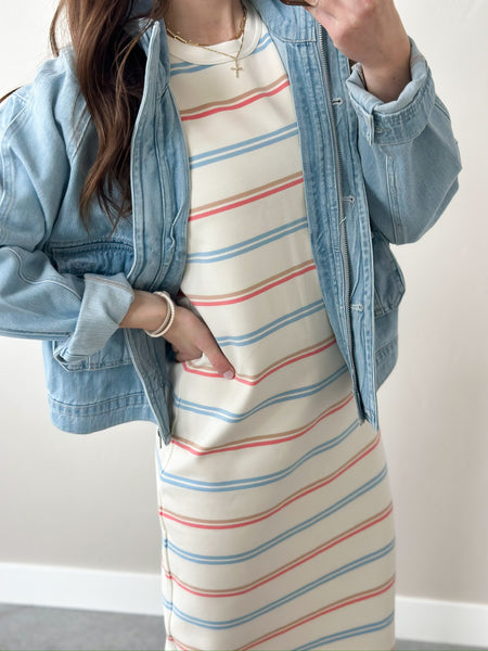 Summer Twist Stripe Dress