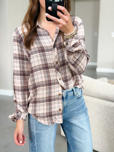 Branson Buttery Plaid [Olive Mix & Mauve Mix]