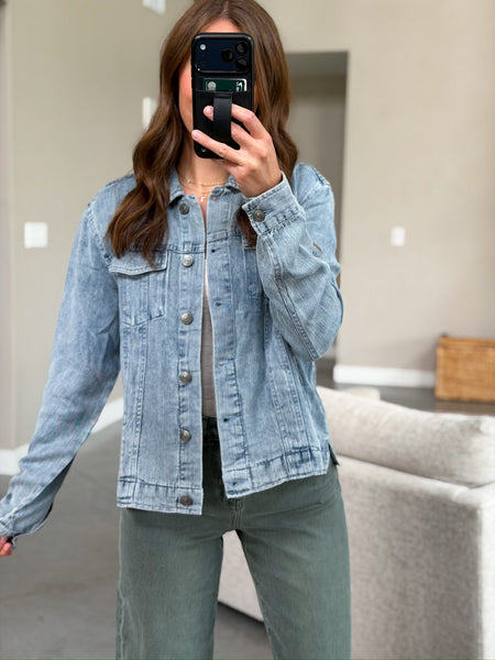 There is No Way that is Denim Jacket [light to medium wash]