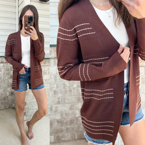 Choco Butter Soft Light Cardigan