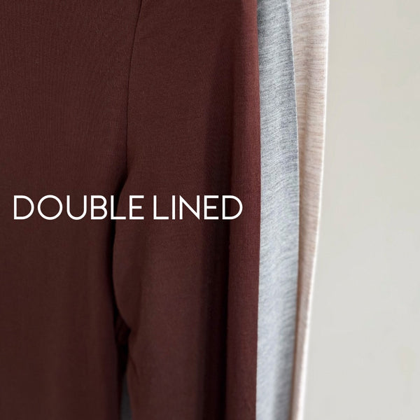 Marissa DOUBE LINED Long Sleeves [3 colors]