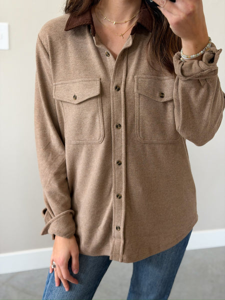 Maple Butter Soft Button Down [corduroy collar]