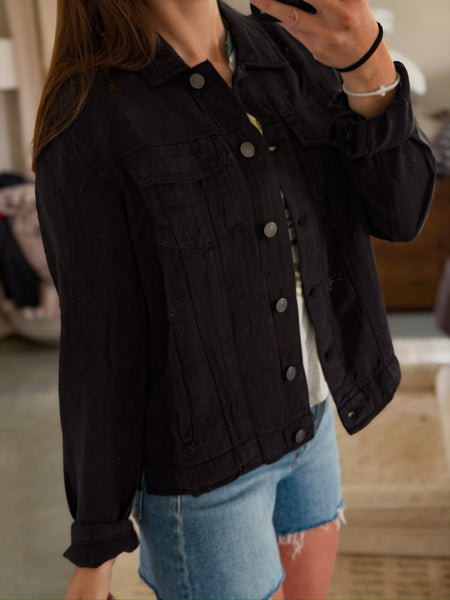 There is no Way that is Denim Jacket [black]