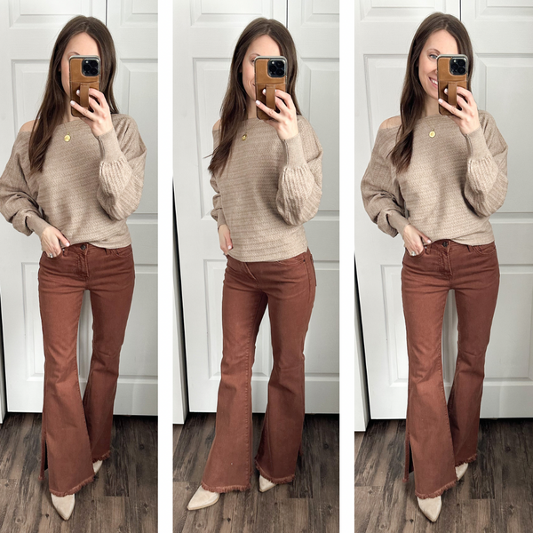 Billy Espresso Flare Jeans