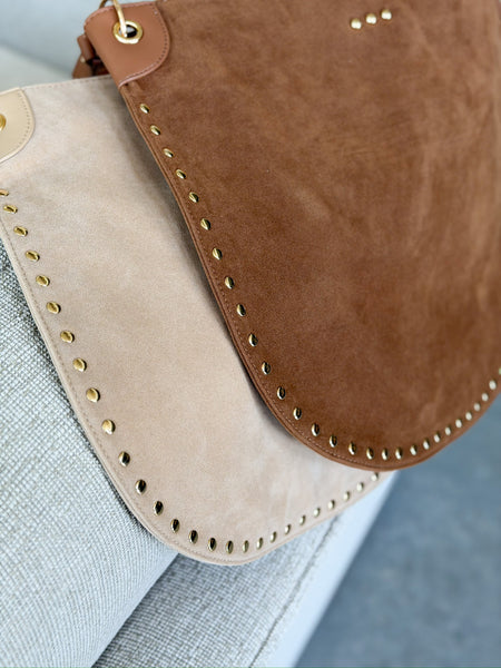Suede Boho Tote Bags