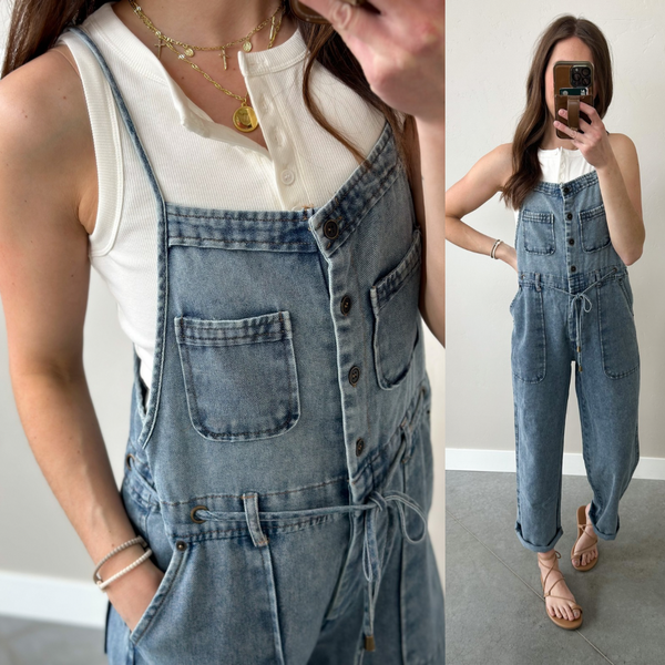 Julia Adjustable Strap Overalls