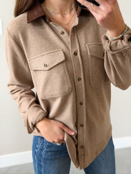 Maple Butter Soft Button Down [corduroy collar]