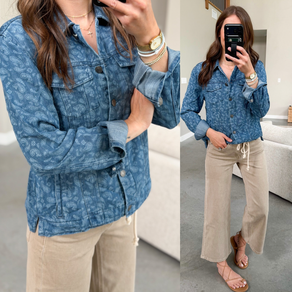 [Paisley] There is No Way that is Denim Jacket