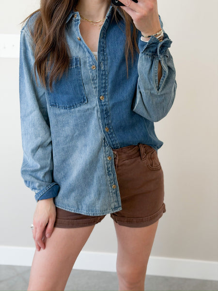 Davi Denim Top