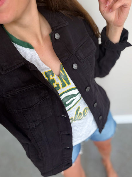 There is no Way that is Denim Jacket [black]