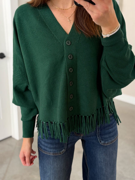 Forest Fringe Cardigan