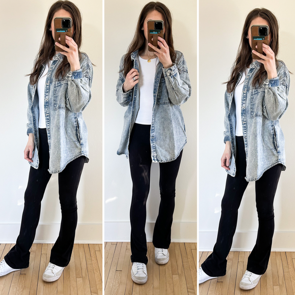 Belle Soft Acid Wash Chambray [PRE-ORDER 1-2 weeks]