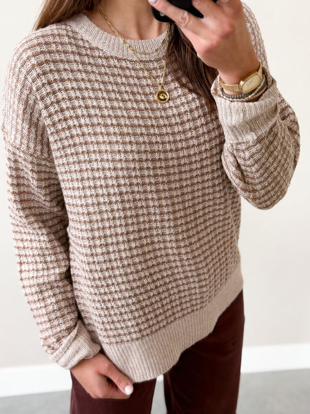 Waffle Way Pullover