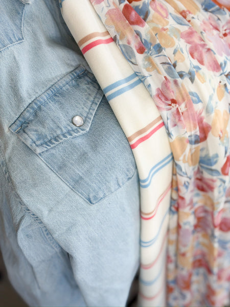 Riley Crop Pearl Snap