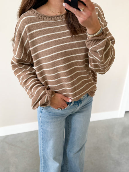 Benton Rolled Collar Knit