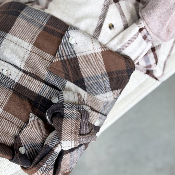 Maple Soft Button Down [mocha mix]