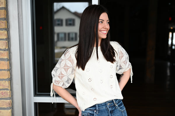 Dora Knit Texture Top