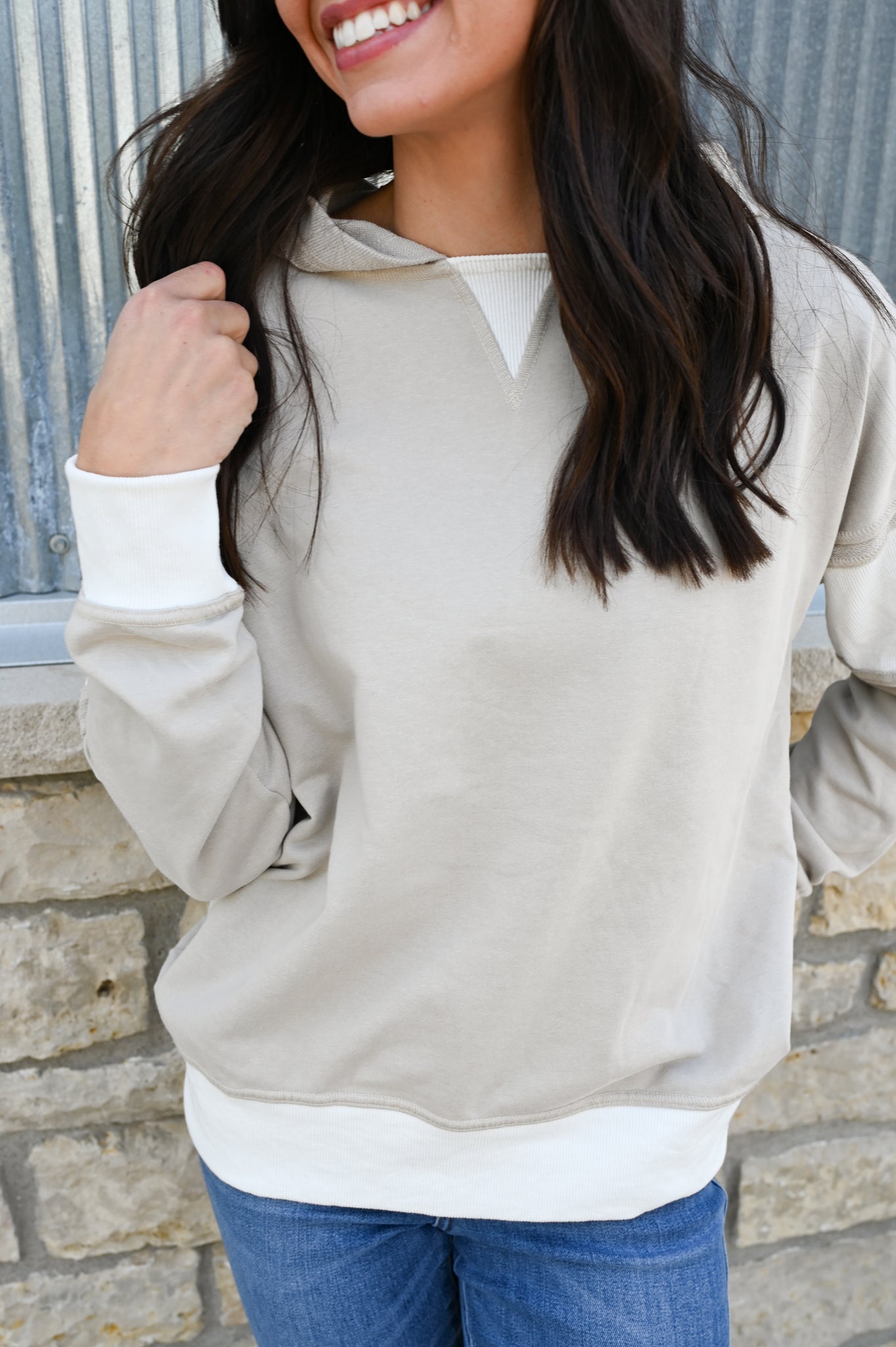 Coco Beige Hoodie