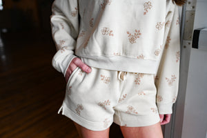 Fleece lined Floral Sets [MAMA printed & no wording design]