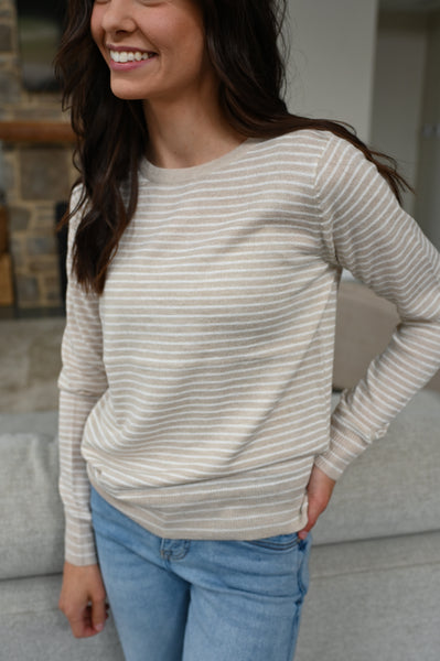 Ultra Neutral Stripe Top