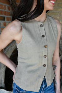 Kalvin Linen Vest