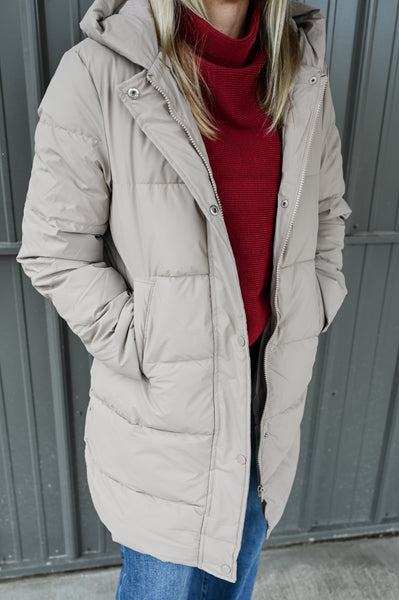 Matte Winter Coat [olive, black, taupe]