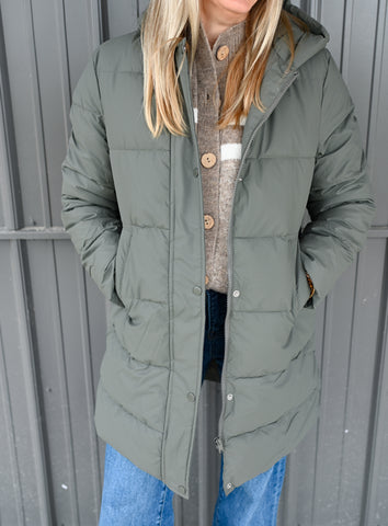 Matte Winter Coat [olive, black, taupe]