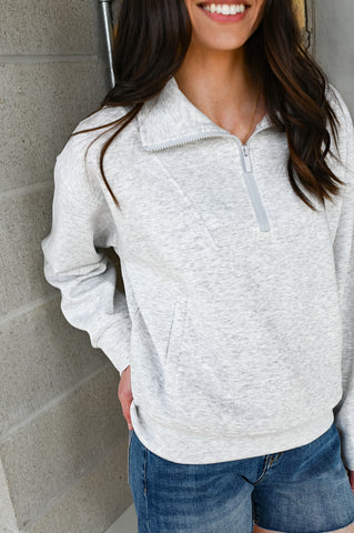 Summer Ready Scuba 1/4 Zip [Charcoal & Gray]
