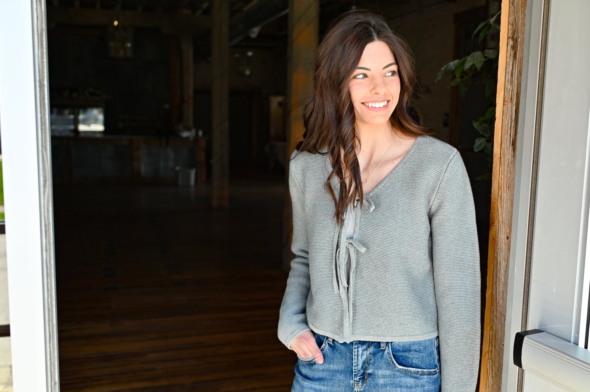 Creo Tie Knit Sweater