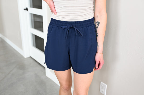 Monika Shorts [black + navy]