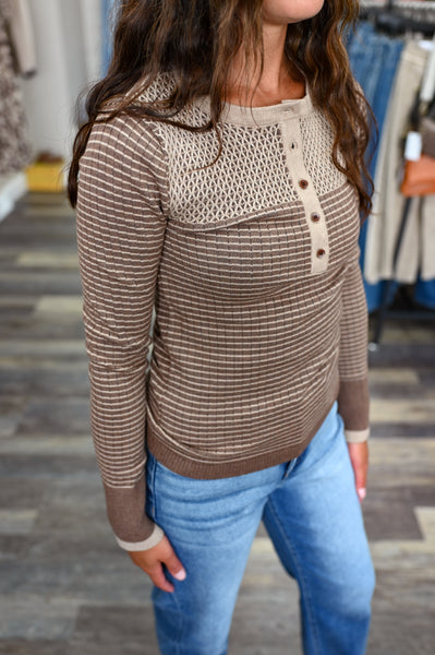 Teagan Knit Henley