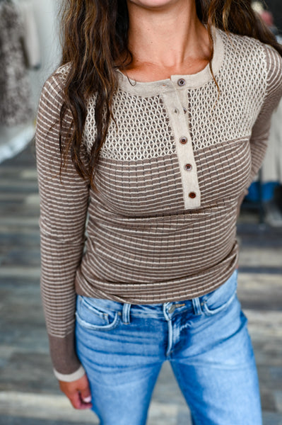 Teagan Knit Henley