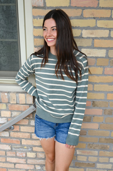 Kacie Light Weight Knit [plum & teal & taupe]