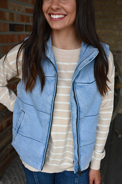 Western Vibe Denim Vest